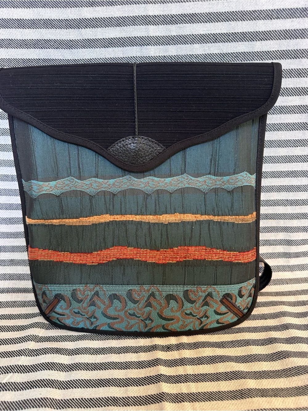Vintage Material Things by Janet C Tapestry Shoulder Bag, Made in USA